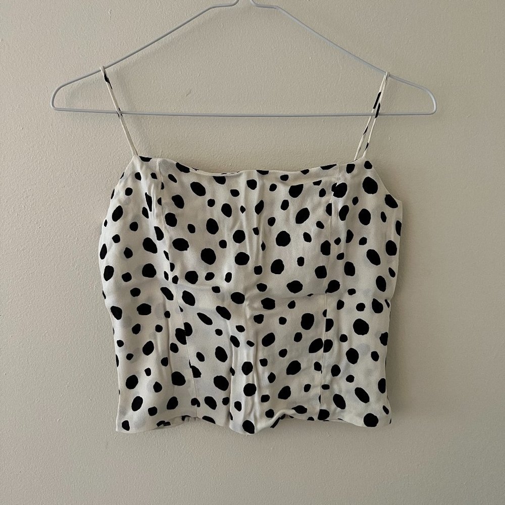 Reformation Meyer Top In Ink Blot - image 1